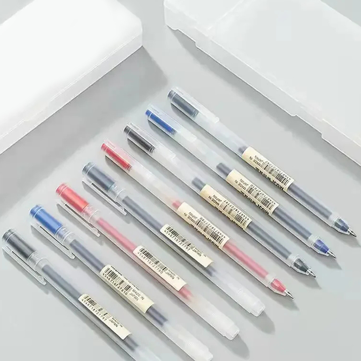 Muji Stationery Gel Pen - 3-6 pièces/ensemble 0.38mm Kawaii MUJIS stylo
