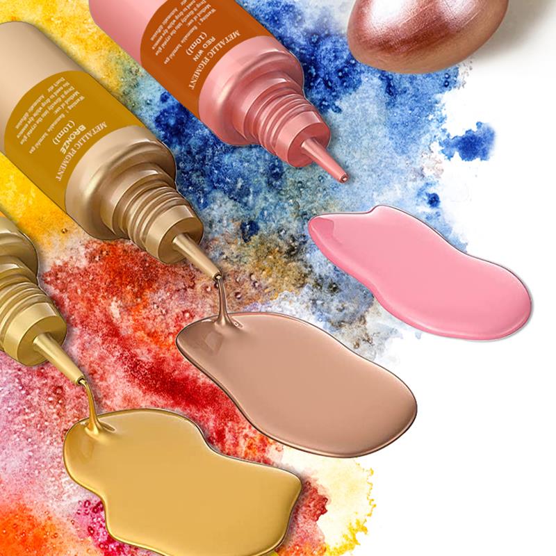 Resin Dye Alcohol - Pigment de résine métallique pour bricolage,