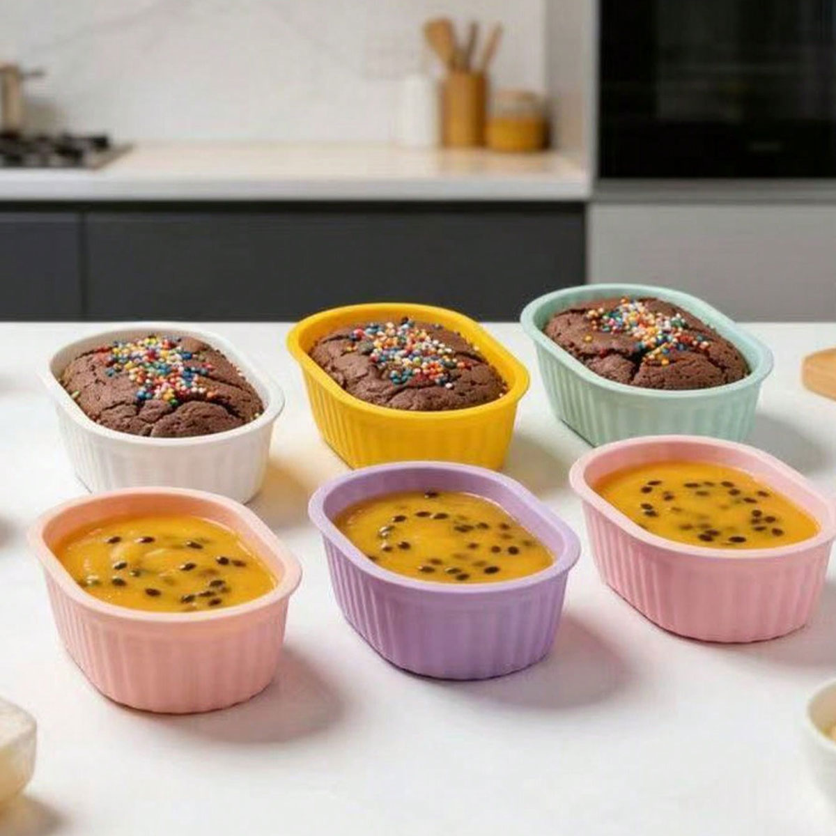 Mixing Cup Silicone - Moule à gâteau en silicone, petit