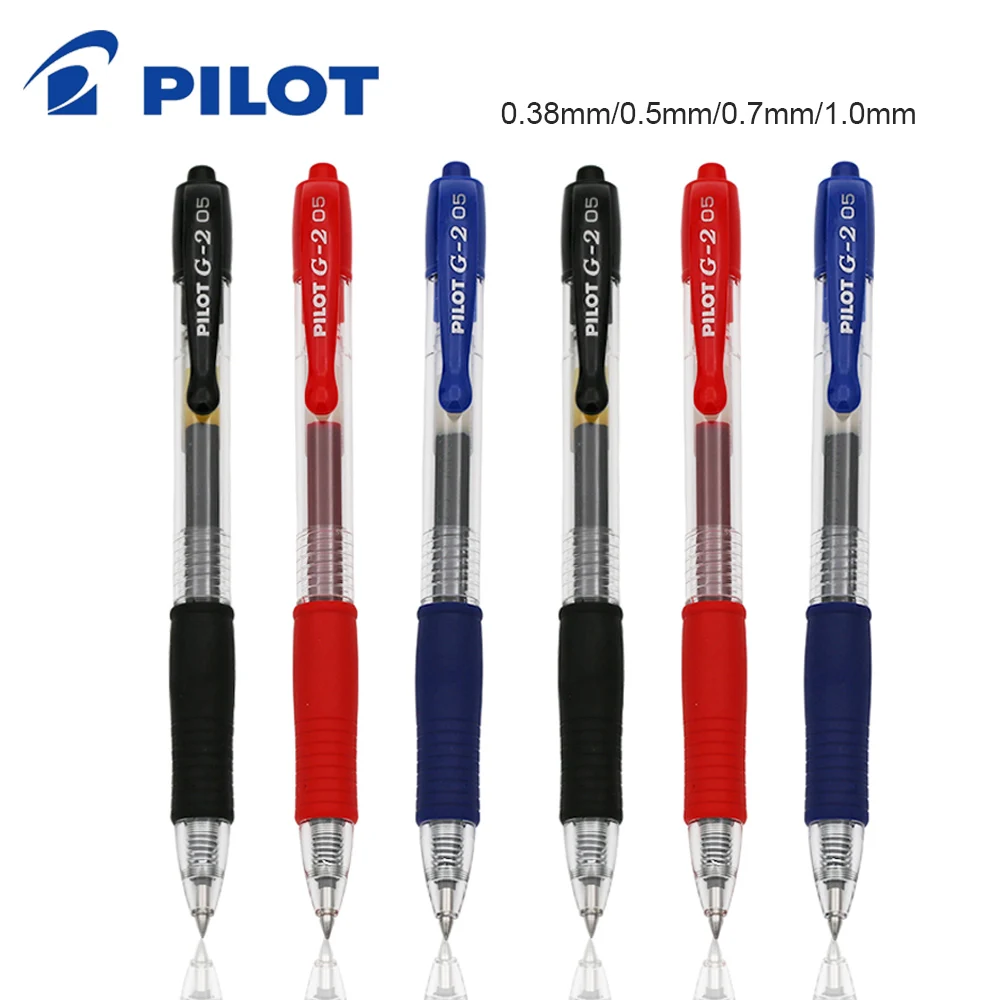 Pilot Pen G2 - Lot de 3 stylos gel japonais