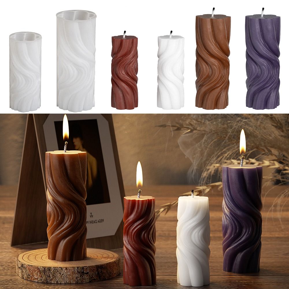 Moule à bougie cylindrique en  - Resin Ocean Wave Mold avis et prix