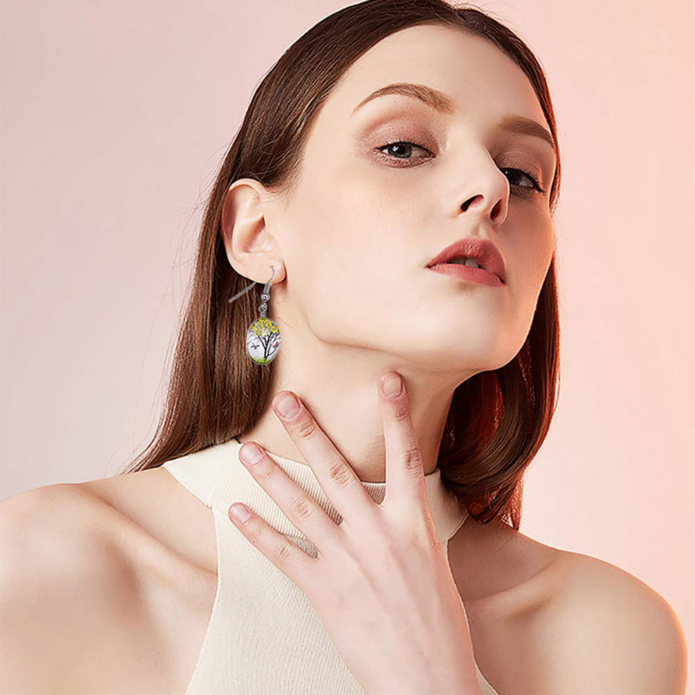 Boucles d'oreilles pendantes e - Dried Flower Bulk avis et prix