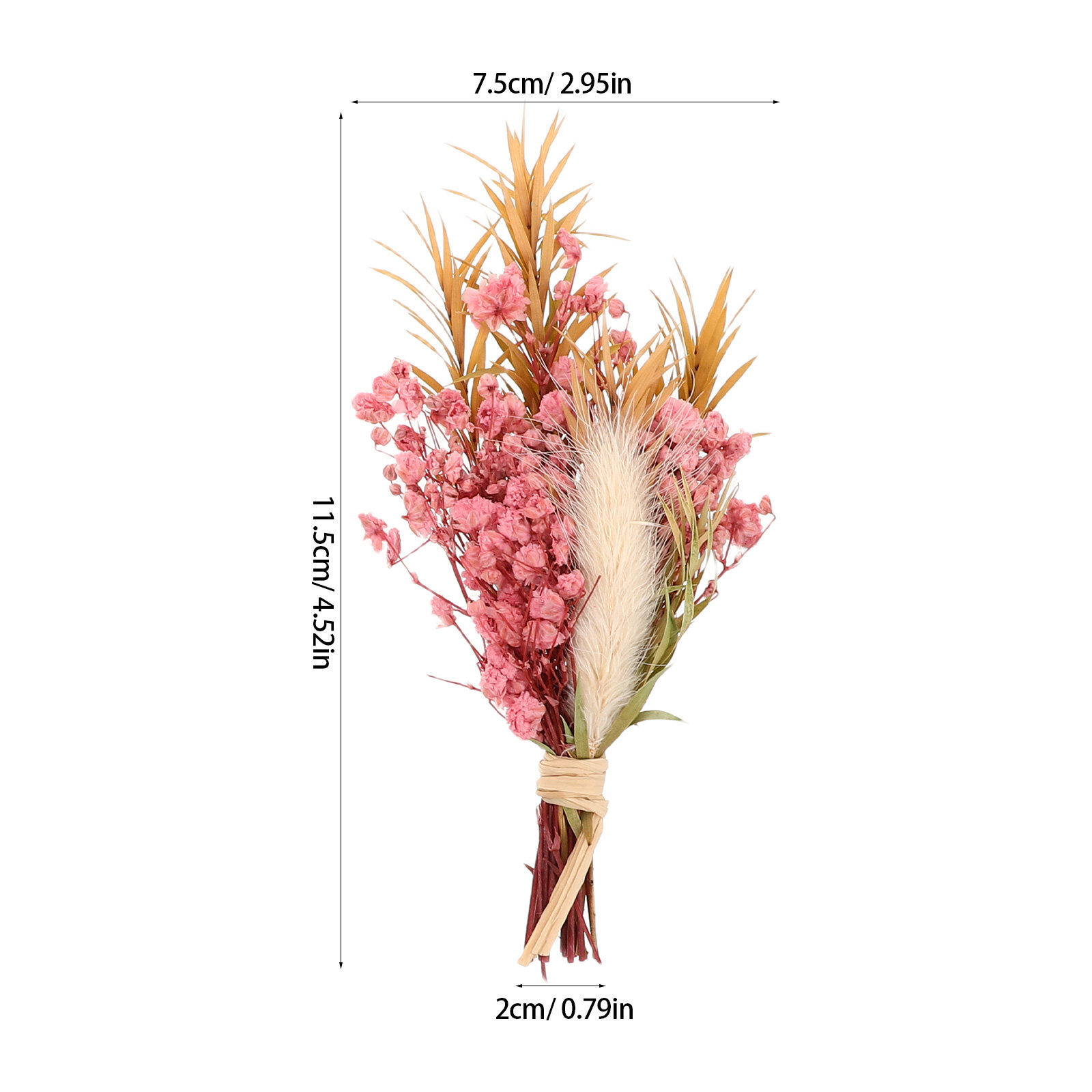 Lot de 3 mini-bouquets de fleu - Dried Flower Bulk avis et prix