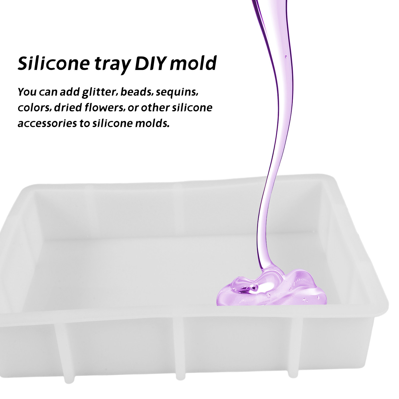 Grand moule rectangulaire en s - Silicone Mold Tray avis et prix