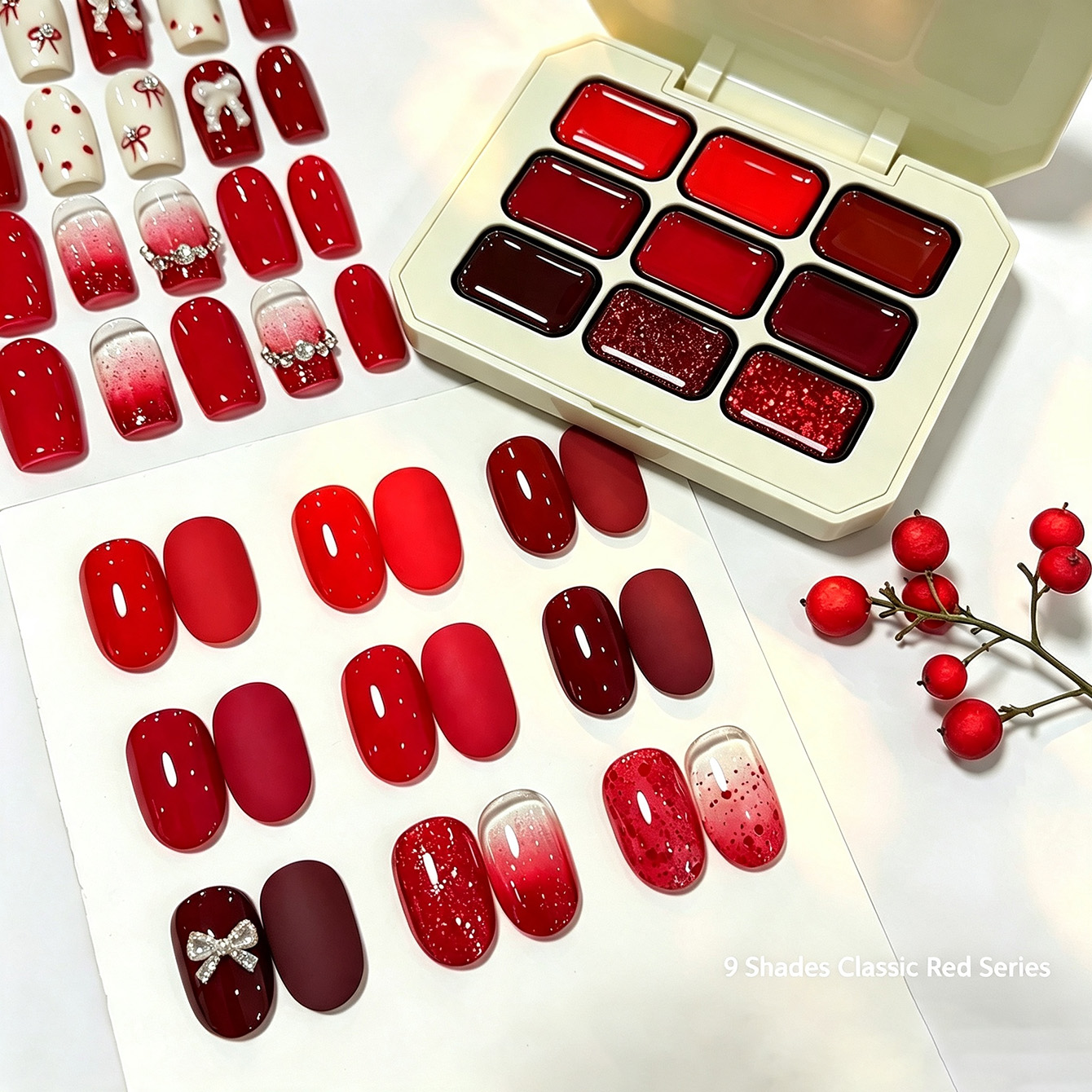 9 Couleurs Gel à ongles classi - Resin Glitter Pack avis et prix