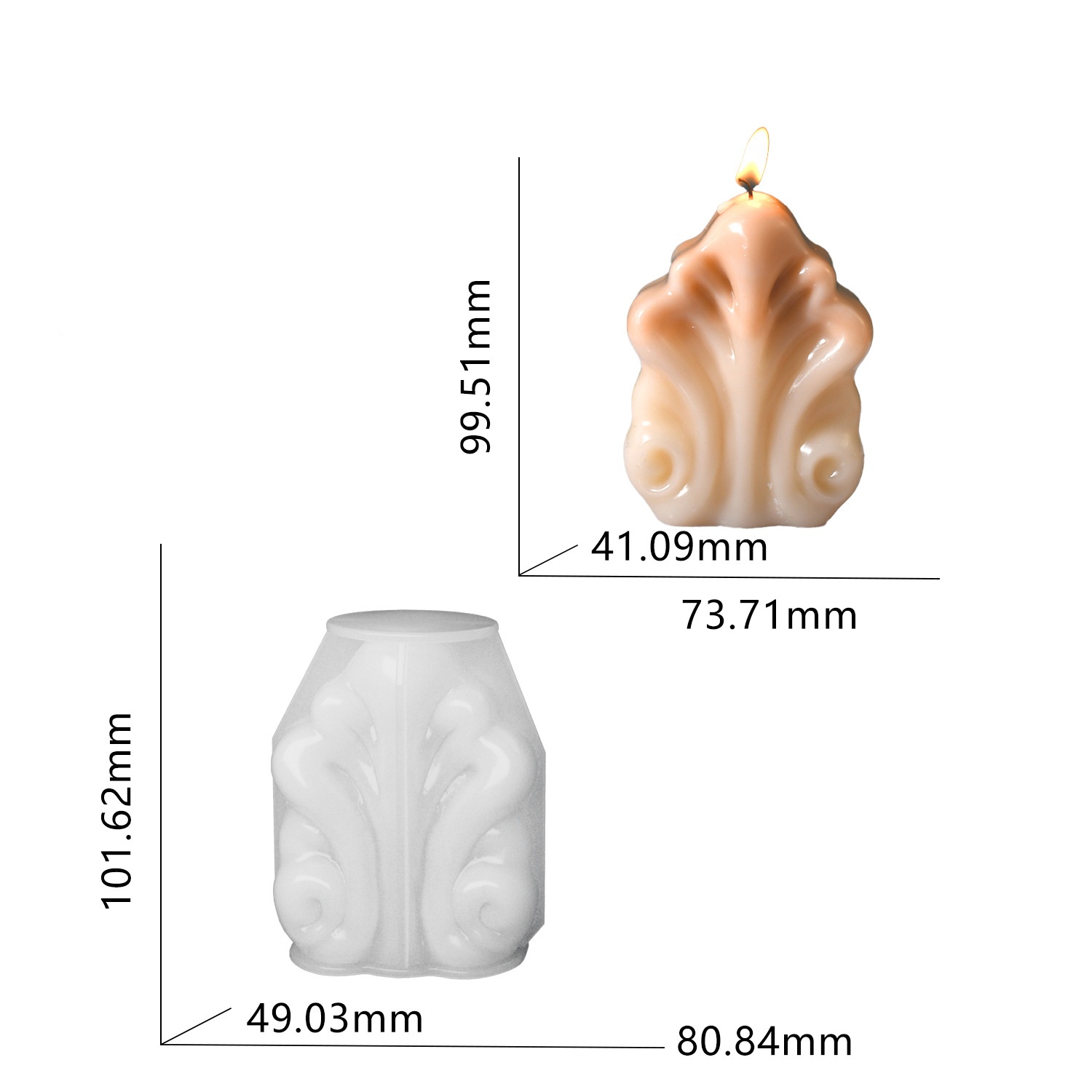 Moule en silicone Coquillage M - Resin Ocean Wave Mold avis et prix