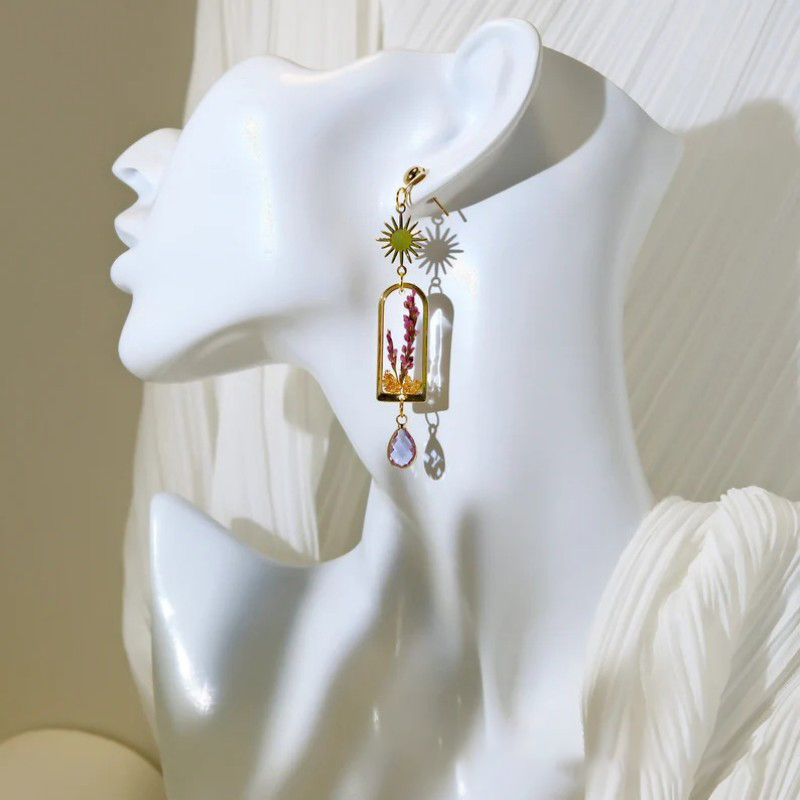 Boucles d'oreilles uniques en  - Dried Flower Bulk avis et prix