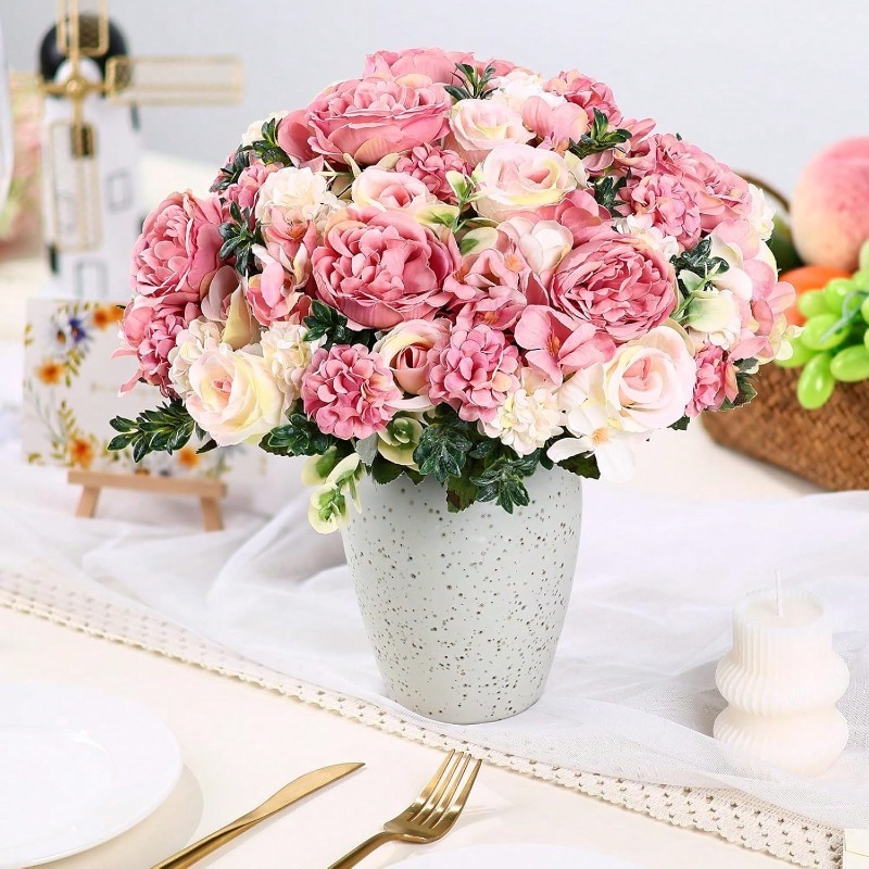 Bouquet de roses artificielles - Dried Flower Bulk avis et prix