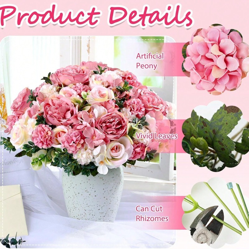 Bouquet de roses artificielles - Dried Flower Bulk avis et prix