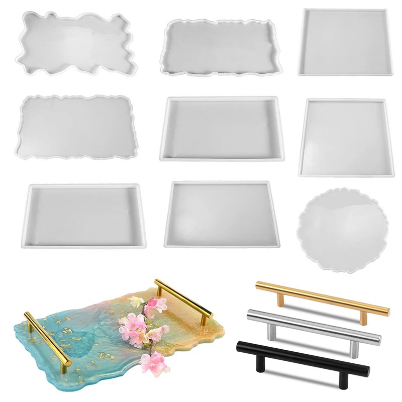Plateau en résine époxy, moule - Silicone Mold Tray avis et prix